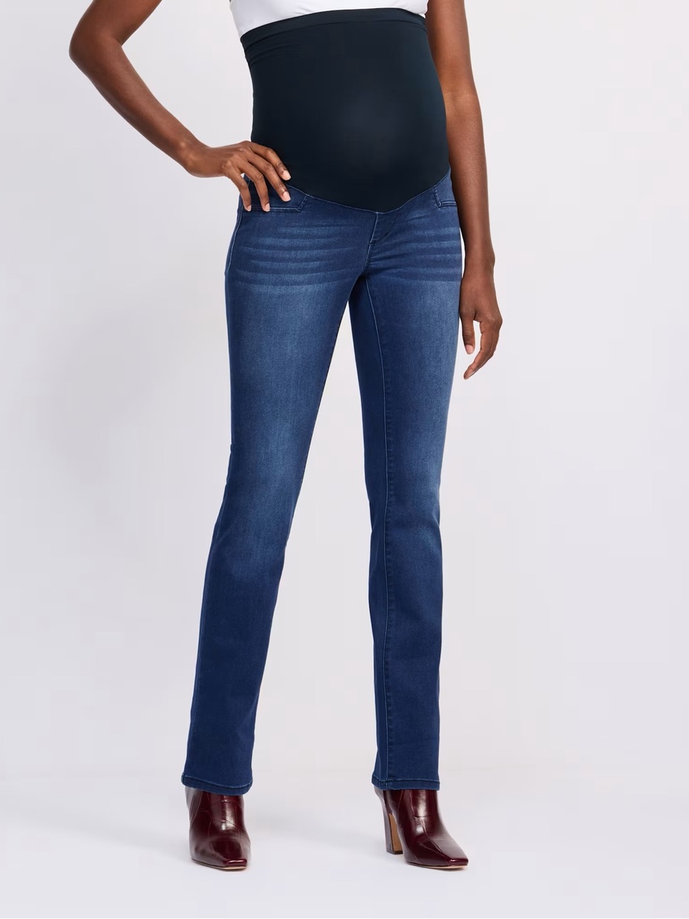 1822 Denim Dark Indigo Maternity Jeggings